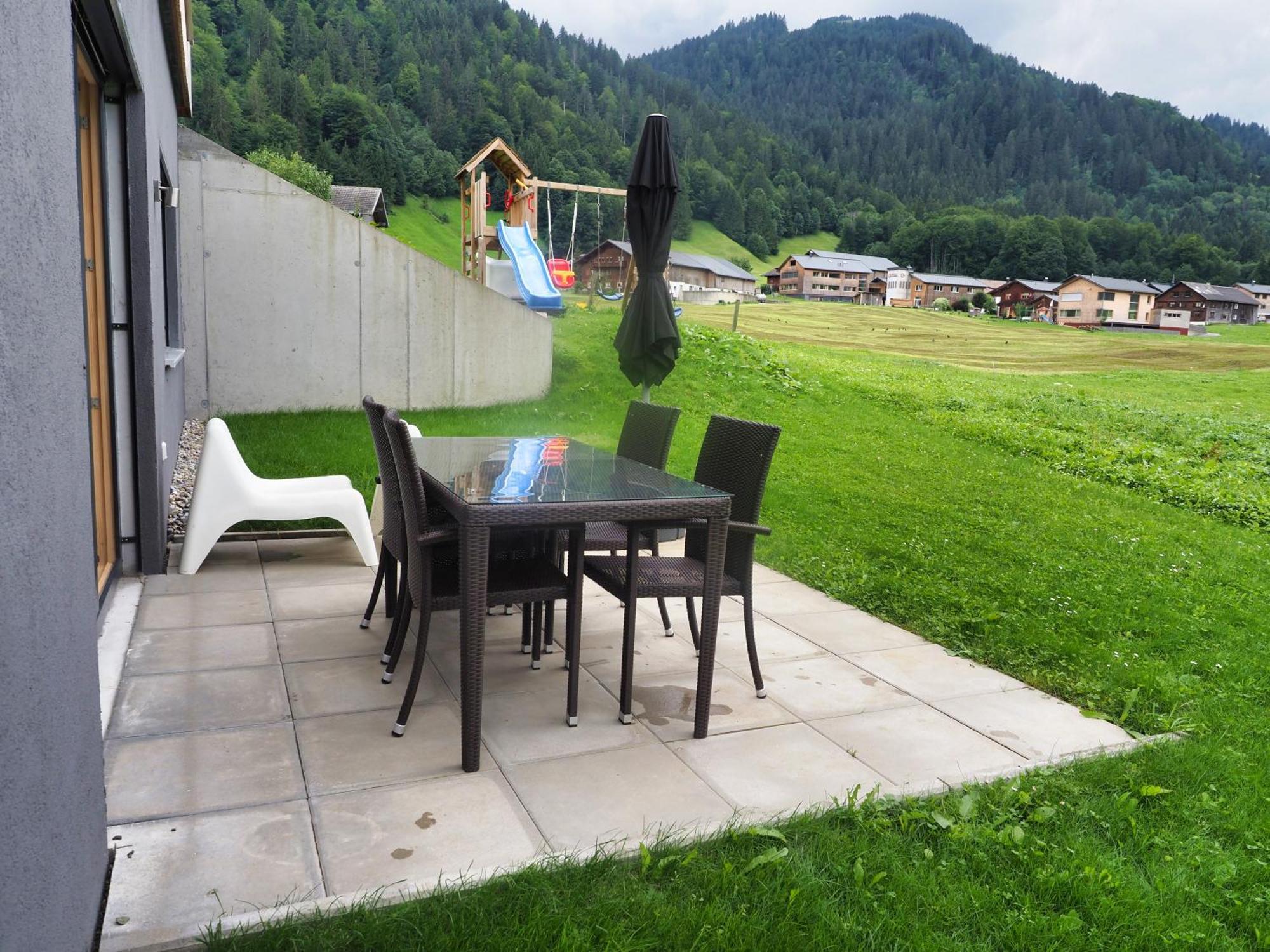 Kanistraum Appartement Schoppernau Buitenkant foto